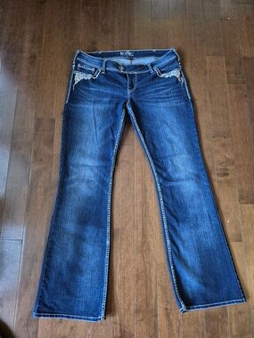 Silver Jeans Women's Dark Blue Boot Cut Jeans